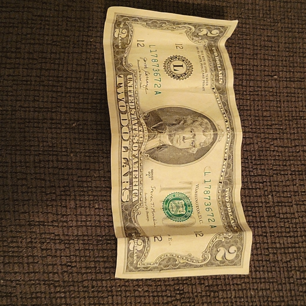2 dollar bill